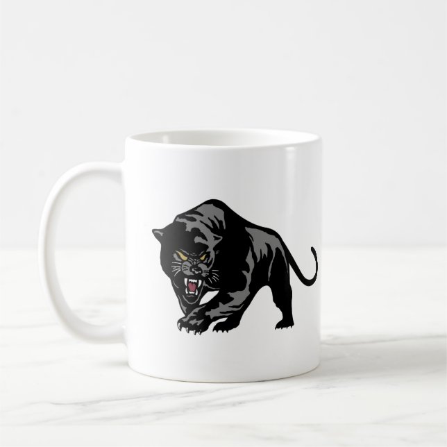 Schwarzer Panther Kaffeetasse (Links)