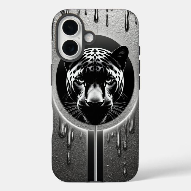 Schwarzer Panther kraftvolles Design 🐆 Case-Mate iPhone Hülle (Rückseite)