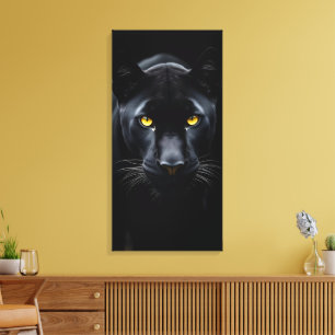 Schwarzer Panther Leinwanddruck
