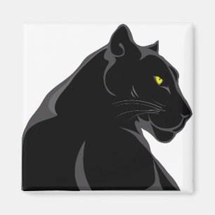 schwarzer Panther Magnet