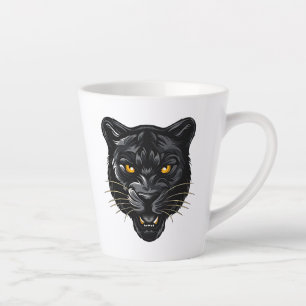 Schwarzer Panther Milchtasse