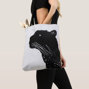 Schwarzer Panther Minimalismus