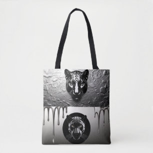 Schwarzer Panther mit Wassertropfen-Details 🐆