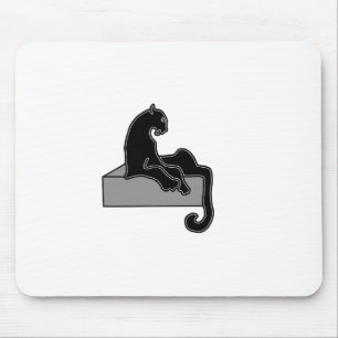 Schwarzer Panther Mousepad