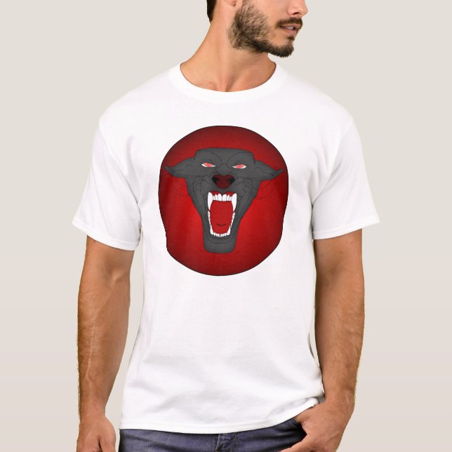 Schwarzer Panther-Muskel-T - Shirt (Vorderseite)