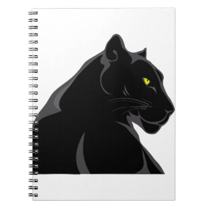 schwarzer Panther Notizblock