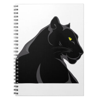 schwarzer Panther Notizblock