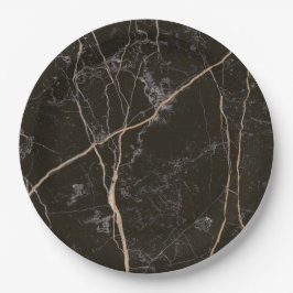 Schwarzer Panther Pappteller