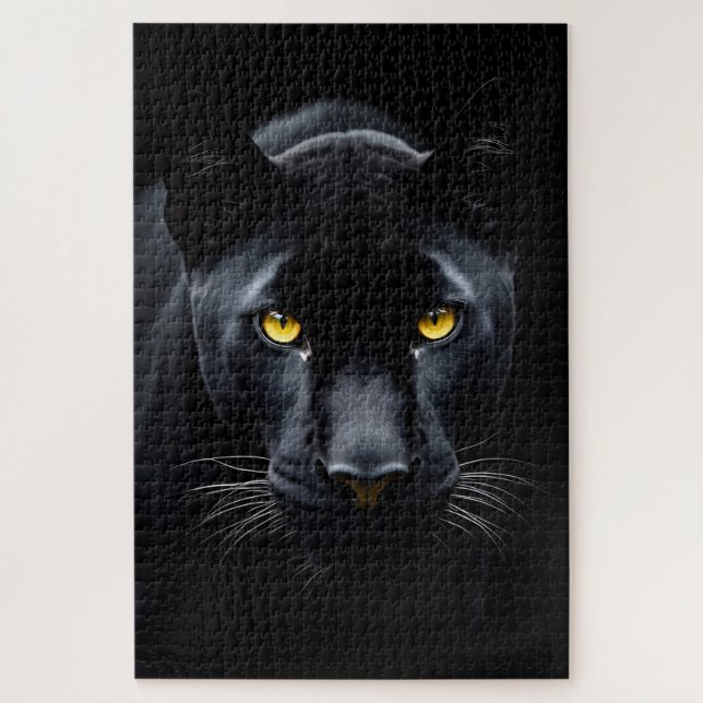 Schwarzer Panther Puzzle (Vertikal)