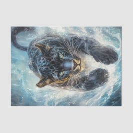 Schwarzer Panther Seidenpapier