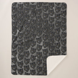 Schwarzer Panther Sherpadecke