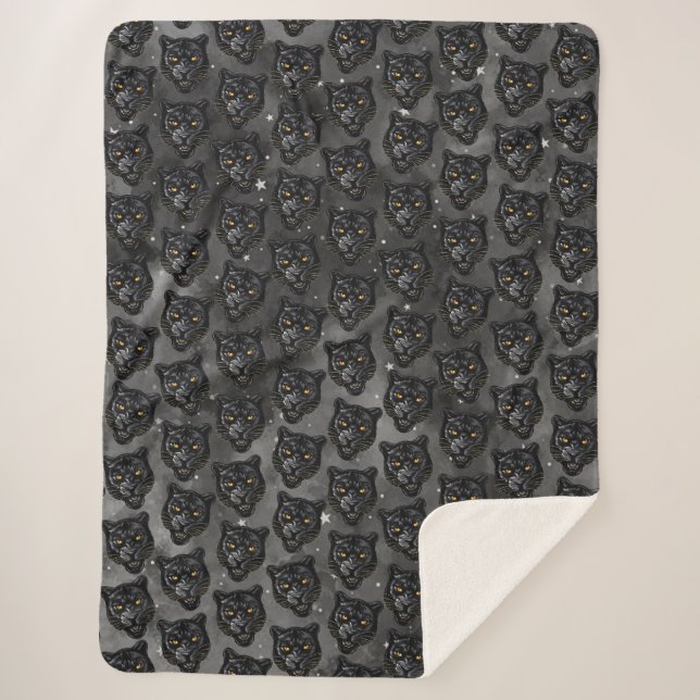 Schwarzer Panther Sherpadecke (Vorderseite)