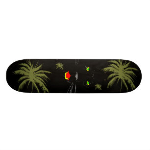 Schwarzer Panther-Skateboard Skateboard