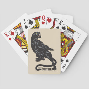 Schwarzer Panther Spielkarten