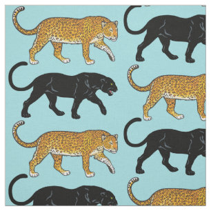 Schwarzer Panther Stoff
