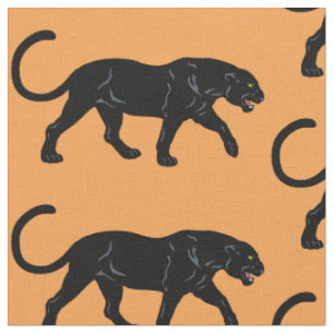 Schwarzer Panther Stoff
