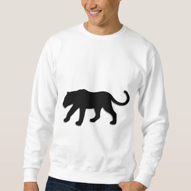 Schwarzer Panther Sweatshirt (Vorderseite)