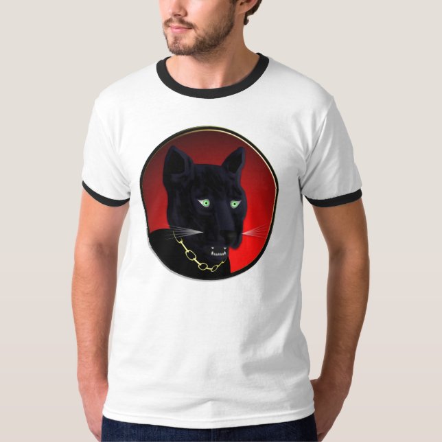 SCHWARZER PANTHER T-Shirt (Vorderseite)