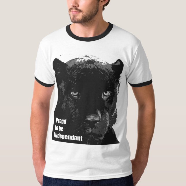 Schwarzer Panther T-Shirt (Vorderseite)