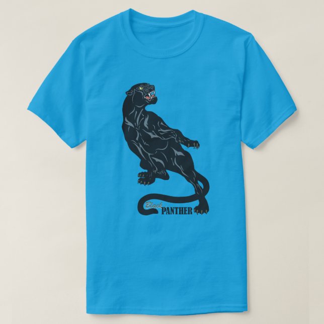 schwarzer Panther T-Shirt (Design vorne)