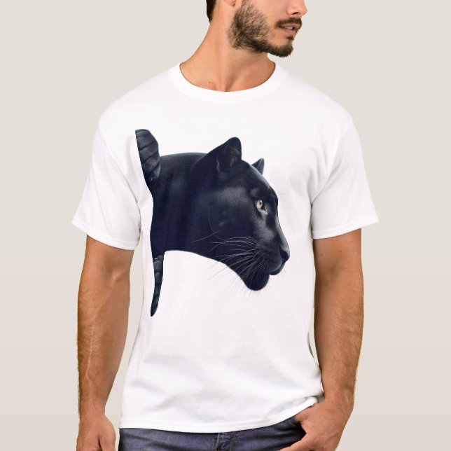 Schwarzer Panther T-Shirt (Vorderseite)