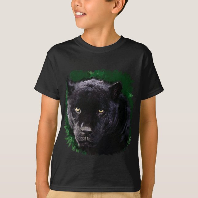 Schwarzer Panther T-Shirt (Vorderseite)
