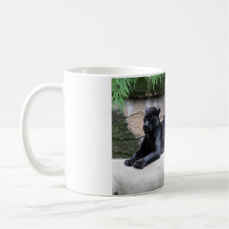 Schwarzer Panther-Tasse Kaffeetasse