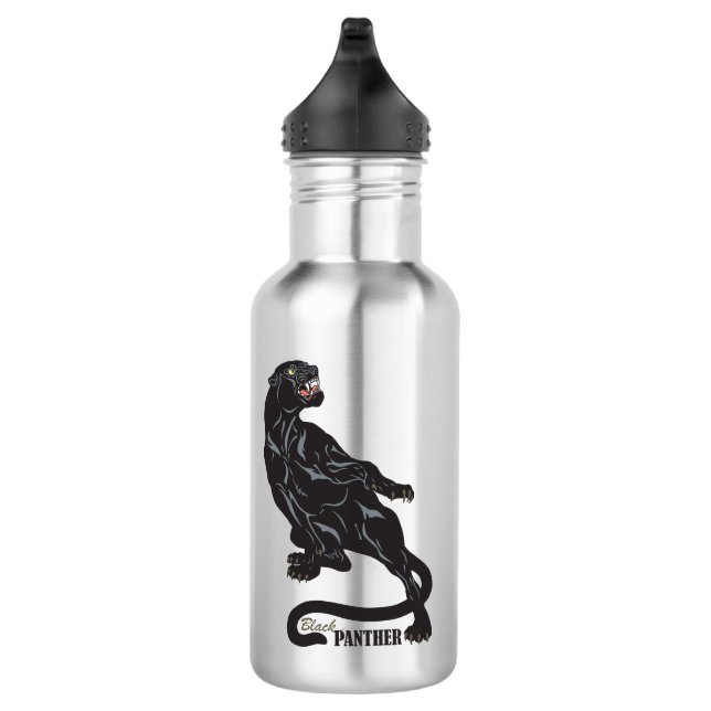 schwarzer Panther Trinkflasche (Rechts)