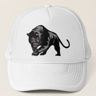 Schwarzer Panther Truckerkappe