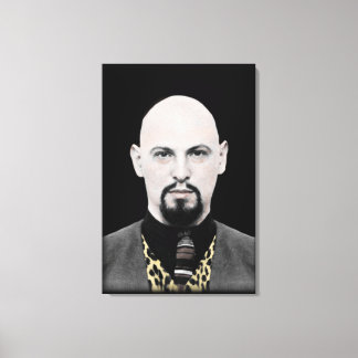 Schwarzer Papst auf Leinwand