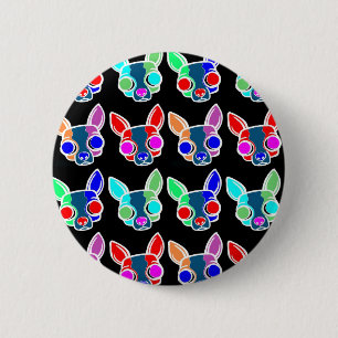 Schwarzer Parlamentarier Knopf Button