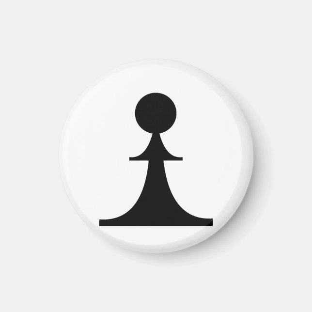 schwarzer Pflaster (Sie brauchen 8) Magnet (Vorne)