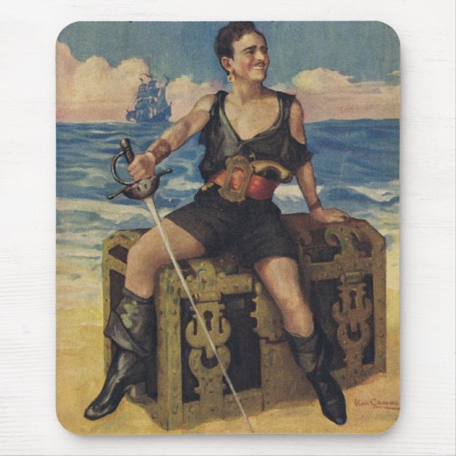 Schwarzer Pirat Mousepad Douglas Fairbanks (Vorne)