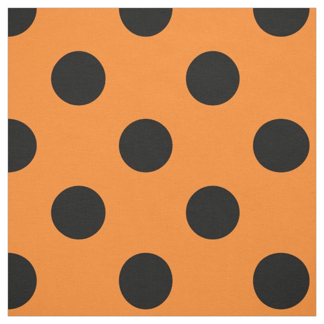 Schwarzer Polka-Dot Stoff (Muster)