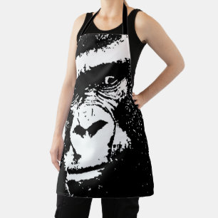 Schwarzer Pop Schürze