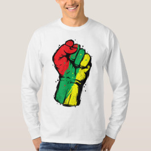 Schwarzer Power Monat Schwarzer Geschichtsmonat Fr T-Shirt