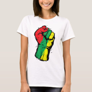 Schwarzer Power Monat Schwarzer Geschichtsmonat Fr T-Shirt
