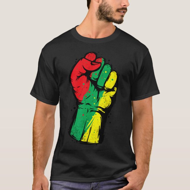 Schwarzer Power Monat Schwarzer Geschichtsmonat Fr T-Shirt (Vorderseite)
