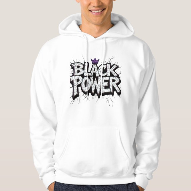 Schwarzer Power - Schwarzes Geschichtsmonat Hoodie (Vorderseite)