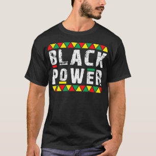 schwarzer Power T-Shirt