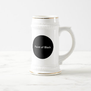 Schwarzer Punkt Bierglas