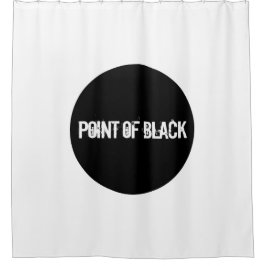 "Schwarzer Punkt" Duschvorhang