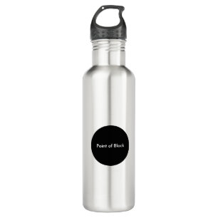 Schwarzer Punkt Edelstahlflasche
