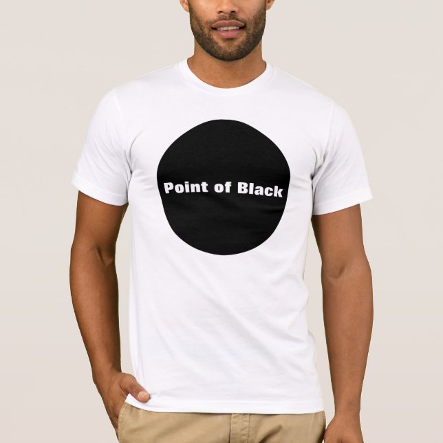 Schwarzer Punkt T-Shirt (Vorderseite)