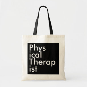 Schwarzer Quadrat Physiotherapeut Tragetasche