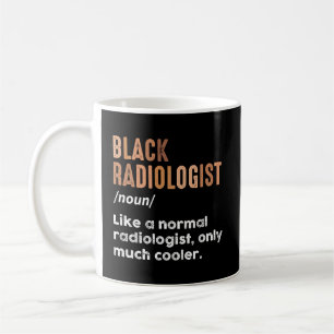 Schwarzer Radiologe Definition Radiologie X-Ray Te Kaffeetasse