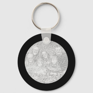 Schwarzer Rahmen-Schlüsselanhänger Schlüsselanhänger