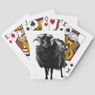 Schwarzer Ram Spielkarten