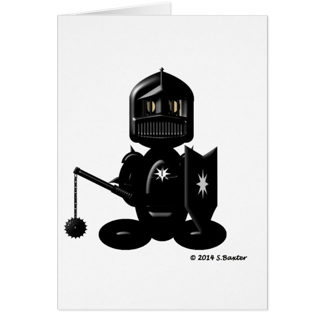 Schwarzer Ritter (schlicht) (Vorne)