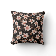 Schwarzer Rosa Rosa Rose Gold Floral